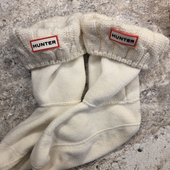 Hunter Accessories - Hunter Women's Cream Knit Cuff Socks